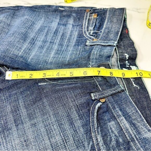 7 For All Mankind Bermuda Jean Shorts- Size 25 - Picture 8 of 10